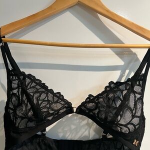 SavageXFenty Black Lace Bralette